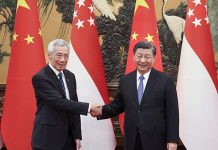 李顯龍說台灣問題是中國的內政? 我外交部回應了 圖/取自新華社