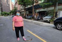 「馬路血滴子」惹禍 行人仆街受傷 圖/朱健銘提供