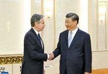 布林肯訪中支持台海和平 外交部:持續深化對美關係 圖/翻攝自中國外交部官網