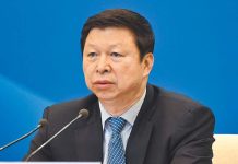 國台辦主任宋濤:堅持九二共識 兩岸關係回到正軌 大陸國台辦主任宋濤在浙江台灣合作周開幕式表示,只有堅持九二共識、反對台獨,兩岸關係才能回到和平發展的正確軌道。(中新社)