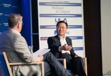 大陸駐美大使謝鋒透露 首要任務是阻止賴清德訪美 中共駐美大使謝鋒參加美智庫論壇。圖/取材網易新聞