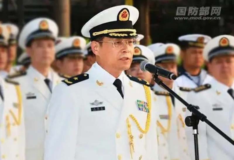 原海軍副司令王厚斌升任火箭軍司令，並晉升上將。圖／取材中共國防部網