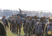 直升機入侵波蘭領空?白俄羅斯:小道消息 白俄羅斯和俄羅斯武裝部隊的聯合軍演。圖/翻攝自白俄羅斯國防部Instagram