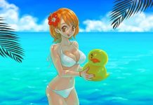 隆成「漫畫巨胸」大 求診醫生看傻眼 圖為漫畫「海賊王」中的娜美,直率可愛又有好身材,獲不少人喜愛。圖/取材billbill