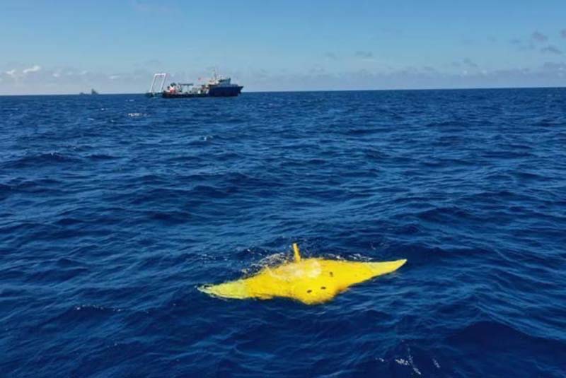 西工大軟體潛水器「魔鬼魚」完成1025米深度實驗。圖／取自西北工業大學新聞網