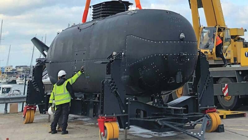 美軍一批新型的特種作戰微型潛艇（DCS）將投入海豹部隊實用。圖／擷取自推特帳號@Aurora107E
