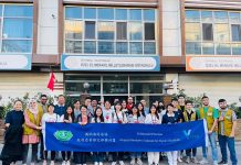 慈濟為土耳其的敘利亞難民孩童提供線上、線下華語教學 慈濟慈善基金會與教育部合作招募志工到土耳其滿納海國際學校,為敘利亞難民孩童提供華語文教育。圖/慈濟慈善基金會提供