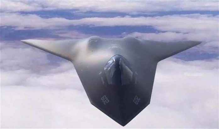 美國空軍在「科技2030」影片中，透露出6代戰機可能的模樣。圖／取自美國空軍