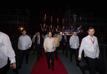 賴清德宣示不改國號 賴士葆要他先改「台獨黨綱」 副總統賴清德出席巴拉圭總統貝尼亞就職典禮後,又參加在總統府旁河濱大道舉行的表演晚會。圖/取自林佳龍臉書