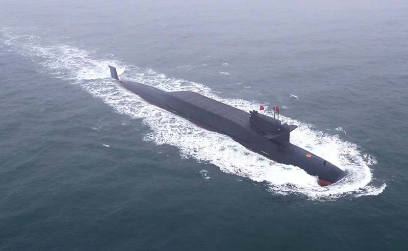 中共尚未面世的095、096兩型核潛艦，屬於中國的第3代核潛艇。 圖／新華社