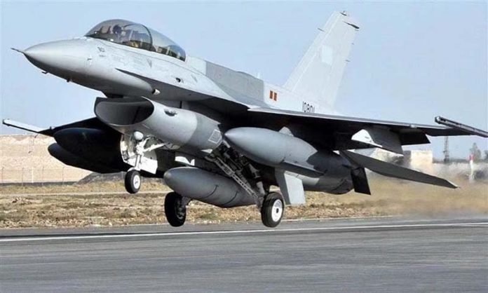 美製F-16戰鬥機。 圖／翻攝巴基斯坦空軍
