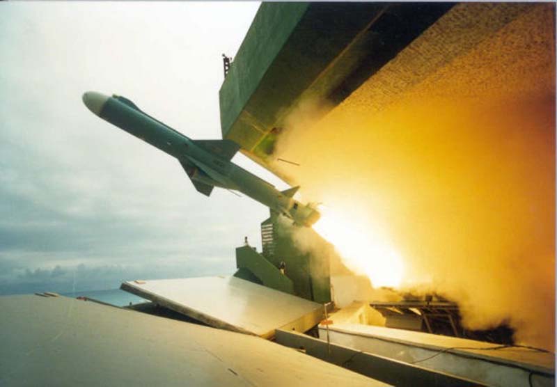 雄風二型反艦飛彈。 圖／翻攝自中山科學研究院官網