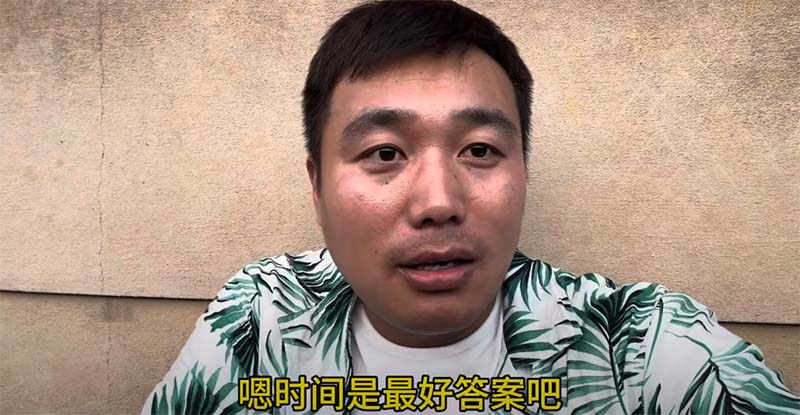 中國網紅Jake被爆出欺騙台灣人的善心，拿著捐款爽玩日本。圖／截圖自天YouTube頻道