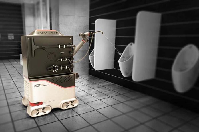 Somatic開發的清潔機器人還會清潔馬桶。圖／取自Somatic官網