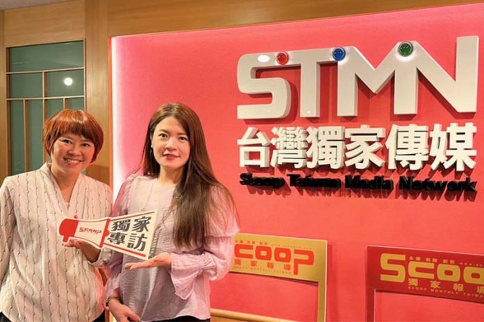 「大學姊」林筱淇（右）接受「獨家報導」專訪表示，自己了解台中、有行政經驗，加上觀光專業，這3項條件能為台中人做很多事，因此爭取進入民眾黨不分區立委安全名單。圖／引自林筱淇臉書