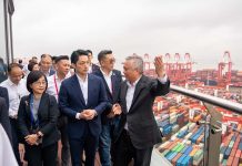 陸媒肯定蔣萬安傳遞和平、對話訊息 台北市長蔣萬安參訪上海洋山港。圖/取自台北市政府官網