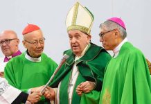 教宗蒙古行 喊話中國教徒要當好公民 方濟各在蒙古行期間,向中國天主教徒喊話,告誡他們要當「好基督徒和好公民」。圖/翻攝自Pope Francis推特