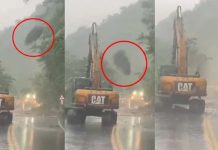 禍從天降 怪手差點被海葵巨石KO 專家籲建立土壤含水量監測機制 圖/翻攝自抖音dymj5xtcuvys