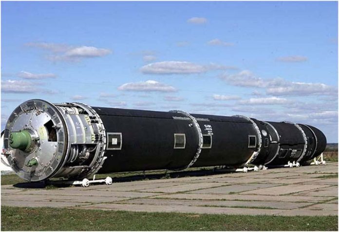 「薩爾馬特」洲際彈道飛彈號稱可在未來40年保障俄羅斯安全。圖／取自中國軍網