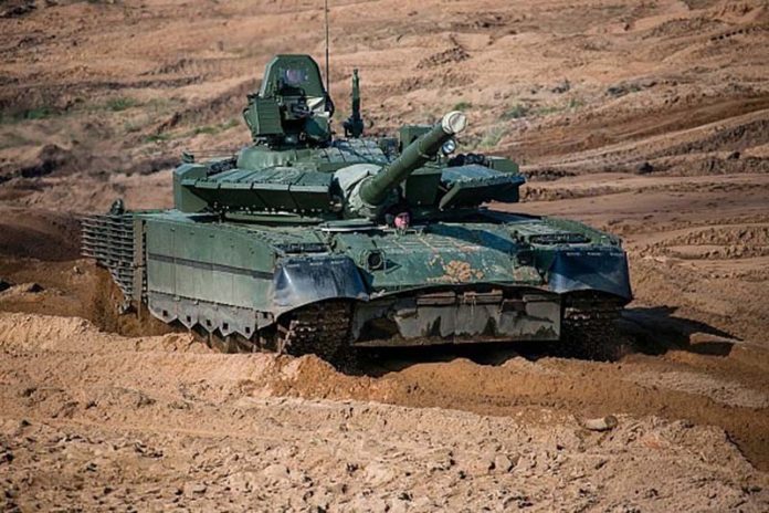 T-80BVM主戰坦克。 圖／www.mil.ru - © GNU 署名相同方式共享許可證