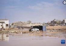動盪的利比亞碰上極端氣候 加劇暴洪毀滅性 一場洪災加上人禍,利比亞光德納市就有5300多人喪命。圖/取自新華社