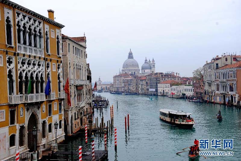 有水都之稱的義大利威尼斯，正面臨無法逆轉的損害風險。圖／取自新華網