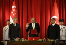 尚達曼就任新加坡總統 習近平致賀電 66歲的尚達曼(Tharman Shanmugaratnam)14日就任新加坡總統。圖/Tharman Shanmugaratnam臉書