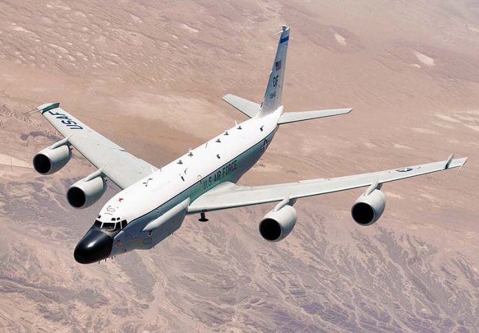 RC-135偵察機。圖／美國空軍
