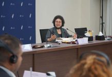 陳菊盼審計部設發言人 藍委轟施壓、越權 監察院長陳菊在院會要求審計部應設發言人,依事實適度澄清,挨批施壓審計部。圖/取自陳菊(花媽)臉書