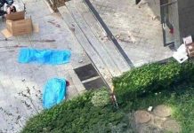 人間魔鬼將自己的孩子扔下樓 夫妻失和孩子陪葬 圖/擷取自微博