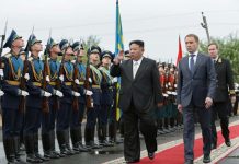 金正恩訪俄受贈步槍、防彈衣和無人機 恐違反聯合國禁令 圖/取自北韓勞動新聞,The Rodong Sinmun