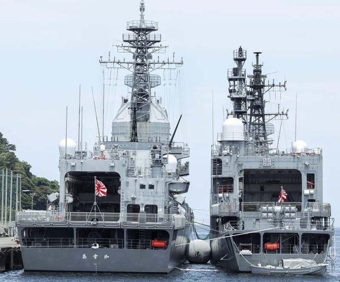 日本海軍實力在全球名列前茅。圖／台師大教授朱文增提供