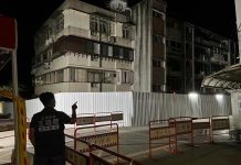 基泰大直25受災戶 25日起強制拆除 基泰建設新建案「基泰大直」因開挖地下層不慎,造成鄰近公寓嚴重傾斜下陷。圖/取自王鴻薇臉書