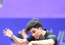 【杭州亞運】 不敵大魔王 台灣桌球男團連3屆摘銅 中華隊桌球小將林昀儒。圖/中華奧會提供