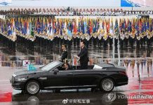 南韓罕見大閱兵 尹錫悅警告北韓「動用核武等同自取滅亡」 南韓26日舉行了十年來的首次大規模閱兵。圖/取自央視軍事微博