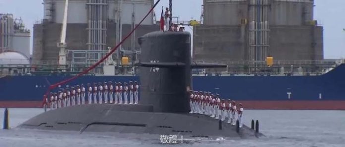 首艘國艦國造「海鯤號」潛艦，將在28日舉行命名暨下水典禮。圖／引自中天新聞網