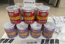 影/正港「毒奶粉」遭警偵破!空運安非他命在裡面 圖/刑事局提供