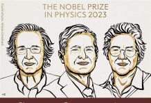 諾貝爾物理獎揭曉 美德瑞典3學者同享殊榮 諾貝爾物理學獎10月3日揭曉,由來自美國的學者皮耶爾·奧古斯提尼(Pierre Agostini)、德國的克勞斯(Ferenc Krausz)和瑞典的安妮•呂利耶(Anne L'Huillier)共同獲獎。圖/取自諾貝爾官方臉書