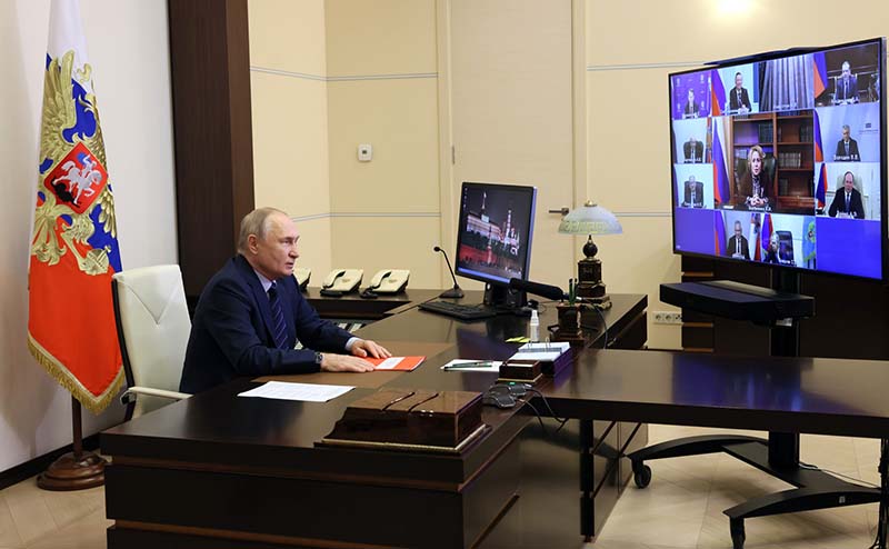 俄羅斯總統普丁可能在11月宣布參選連任。圖／取自克里姆林宮官網