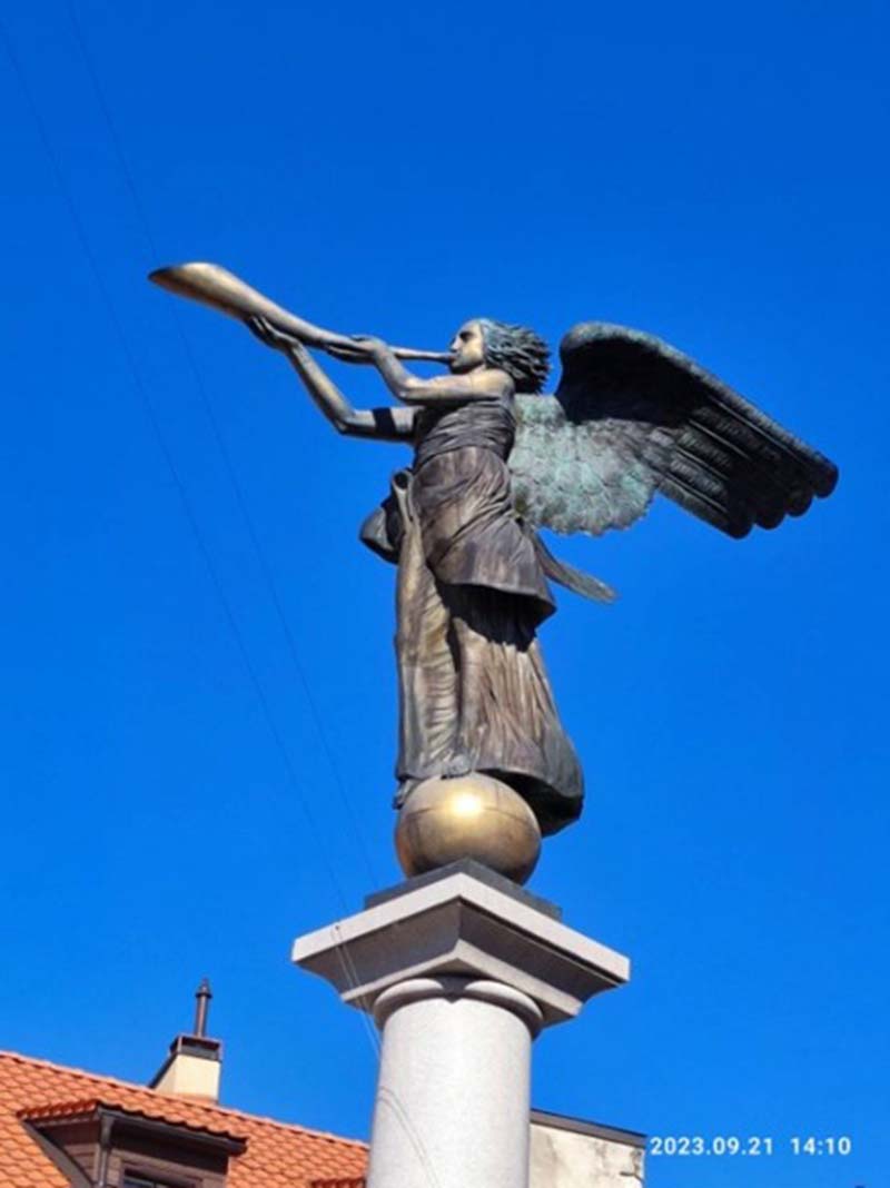 天使銅像