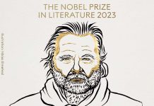 挪威作家佛斯 摘2023諾貝爾文學獎桂冠 挪威作家喬恩福斯(Jon Fosse)摘下諾貝爾文學獎桂冠。圖/取自Nobel Prize Facebook