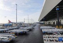 「防間諜活動」?比利時情報部門,傳監控阿里巴巴歐洲物流平台 阿里旗下物流公司「菜鳥」的「列日數字物流中樞」,位於比利時列日省的格拉斯-奧洛涅。圖/新華網資料照片