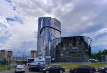 陸企賣衛星和影像給瓦格納 助對烏作戰 位於俄羅斯聖彼得堡、今年6月多被封鎖的瓦格納總部大樓。圖/新華網資料照