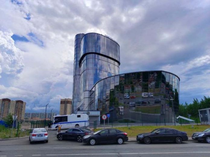 位於俄羅斯聖彼得堡、今年6月多被封鎖的瓦格納總部大樓。圖／新華網資料照