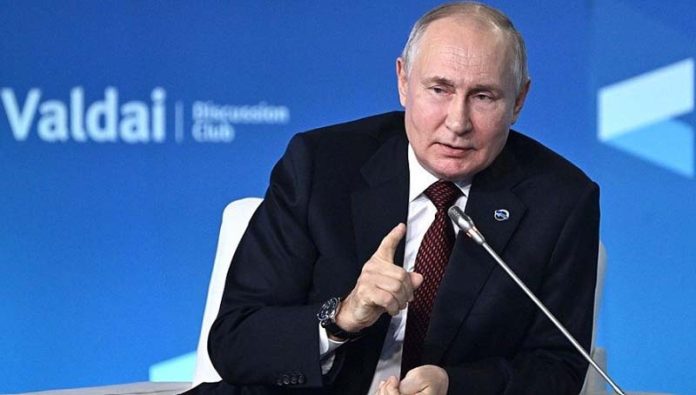 俄羅斯總統普丁暗示，普里格津的空難事件是飛機上手榴彈引爆所致。圖／取自President of Russia