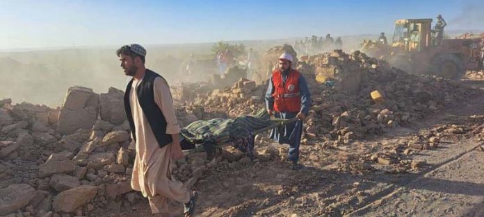阿富汗西部的赫拉特發生6.3級強震，死亡人數已達2千人。圖／阿富汗政府官網