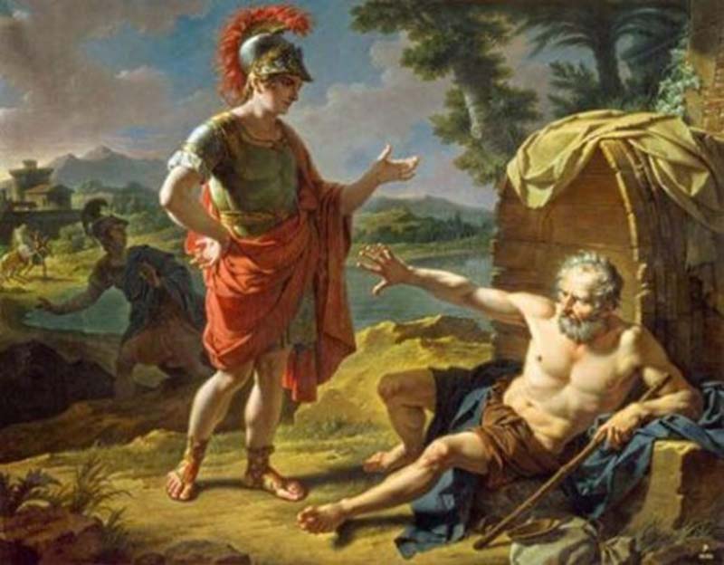《亞歷山大見第歐根尼 (Diogenes)》
