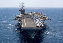 以巴烽火起 美軍計畫增派第二艘航母壓陣 艾森豪威爾號航空母艦。圖/美國海軍官網