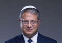 以色列內閣右翼化 國安部長班-格維被視為「希特勒」 去年12月入閣的以色列國安部長班.格維曾因支持猶太恐怖主義被以色列法院定罪。圖/班.格維推特