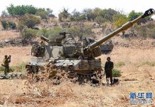 哈瑪斯只算前菜 強悍的黎巴嫩真主黨才是以色列的噩夢 2019年9月1日在以色列與黎巴嫩邊境附近拍攝的以色列軍人和軍用車輛。圖/新華網